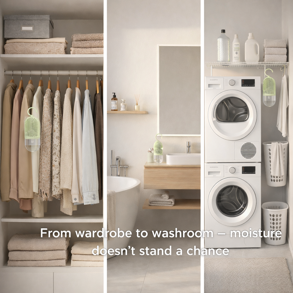 VisibleFresh Refillable Moisture Absorber – Hang & Breathe Easy