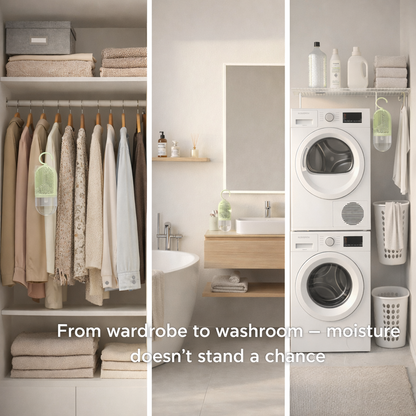 VisibleFresh Refillable Moisture Absorber – Hang & Breathe Easy